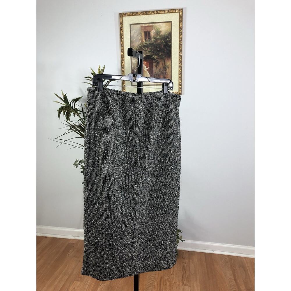 WWorth Petite Women Long Pencil Skirt Line Full Zipper Both Sides Secretary Slim